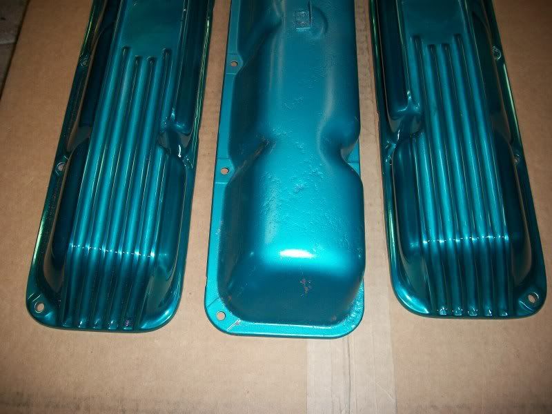 New Powdercoated Aluminum AMC V8 Valve Covers & Intake MI Pirate4x4